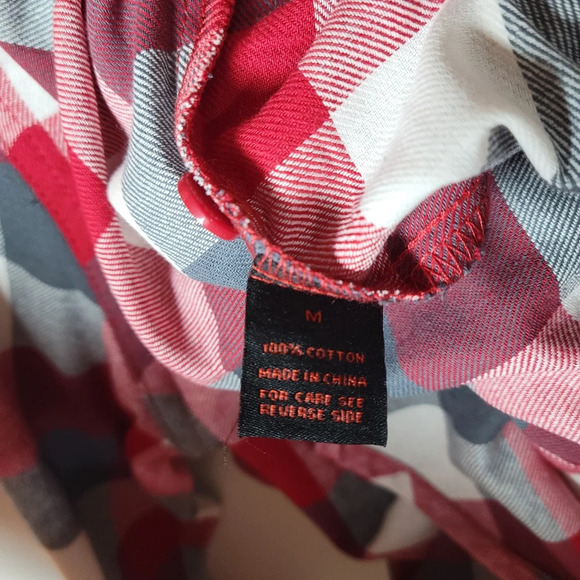 Barrett-Jackson Plaid Flannel Shirt | Vintage-Inspired Style | Size Medium | NWT - Picture 7 of 10